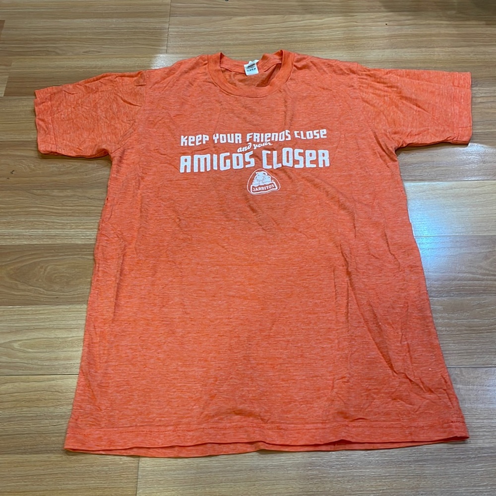 Friends Close, Amigos Closer graphic t-shirt